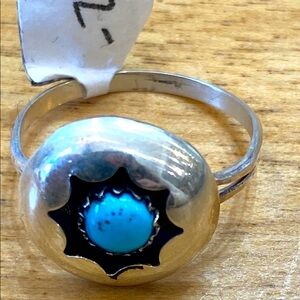 Sterling Silver and Turquoise Navajo Ring 🌺